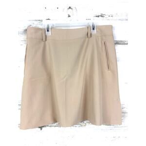Sport Haley Womens 10 Tan Golf Skort Pocket Athletic Tennis Play Sport Mini